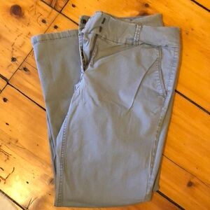 Grey skinny ankle pants